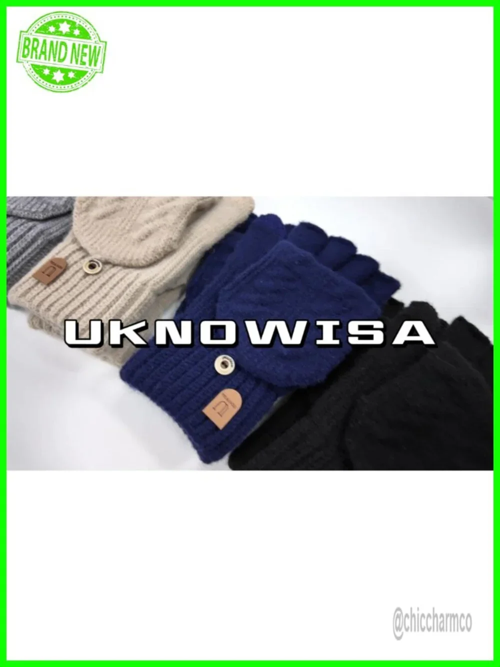 Fingerless Gloves Thermal Mittens Touch Screen Knit Half Finger for Running Dog
